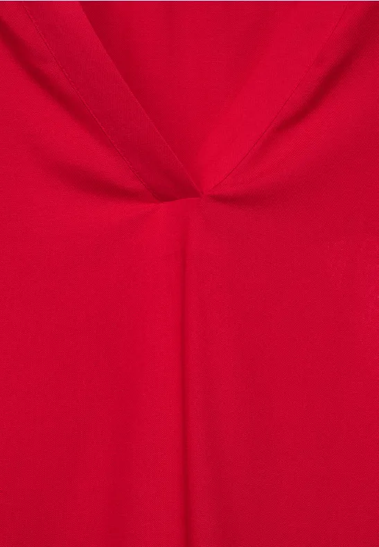 Chemisier en viscose douce hot red