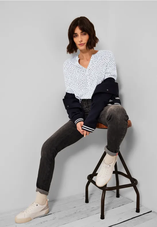 Chemisier en viscose douce White