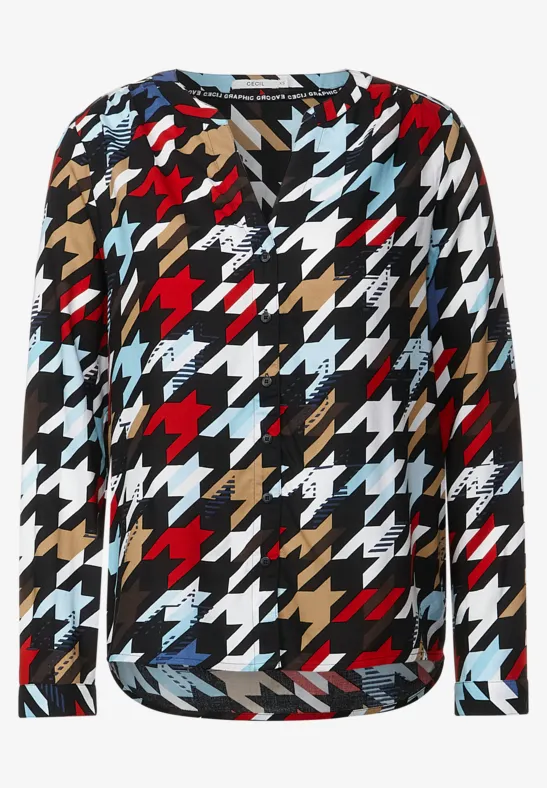 Chemisier à imprimé multicolore Black