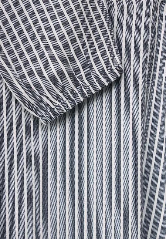 Blouse met gestreept patroon deep blue