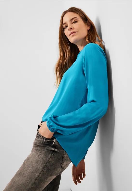 Chemisier de couleur unie club blue