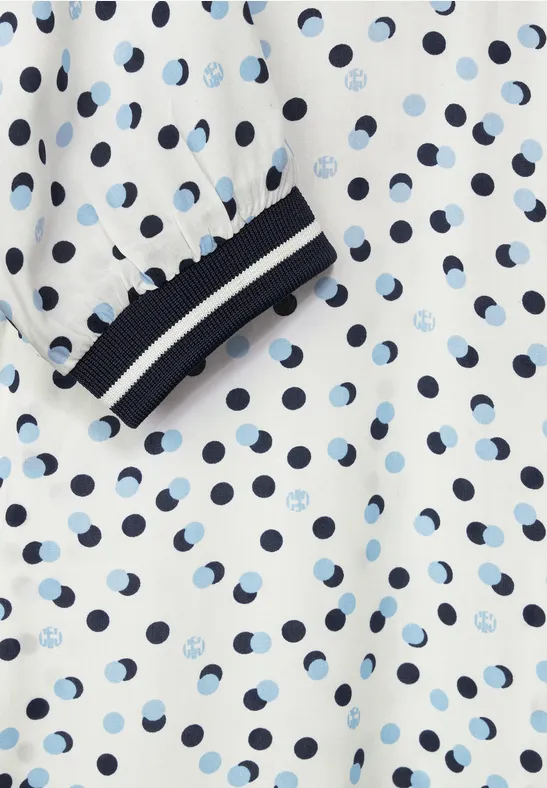 Minimalprint Bluse vanilla white