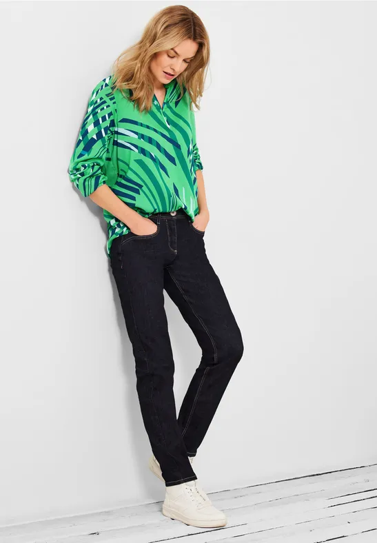 Blouse met print smash green
