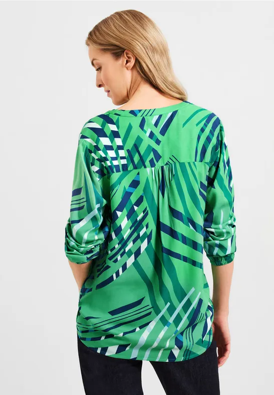 Blouse met print smash green
