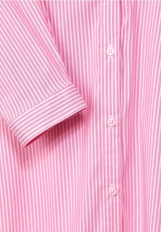 Blouse met gestreept patroon fresh pink