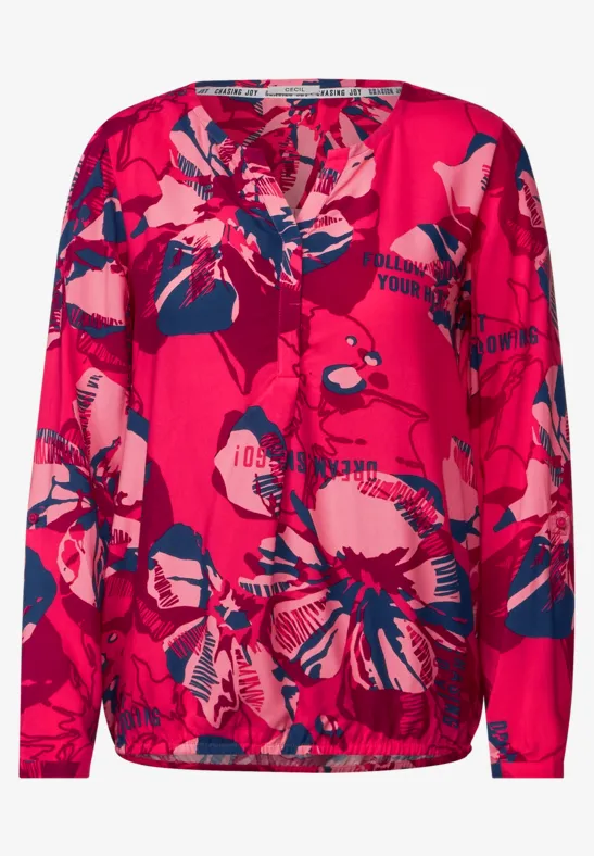 Chemisier à imprimé multicolore fresh pink