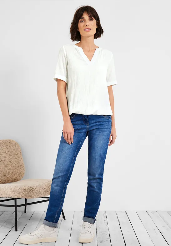 Struktur Shirt vanilla white