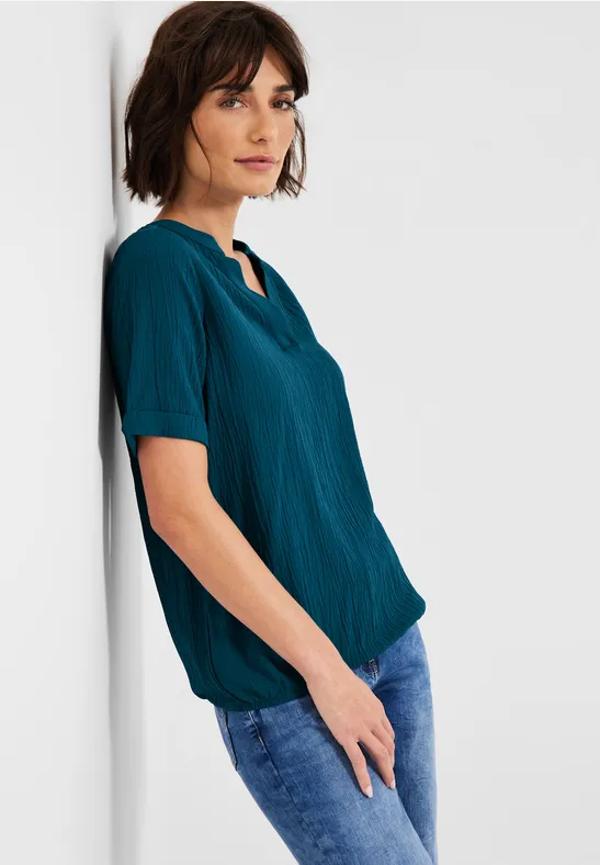 Struktur Shirt teal blue