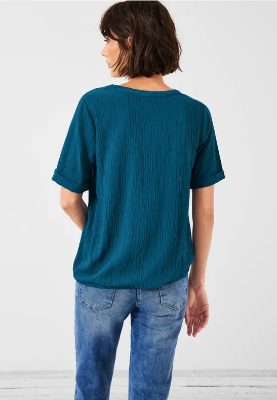 Struktur Shirt teal blue