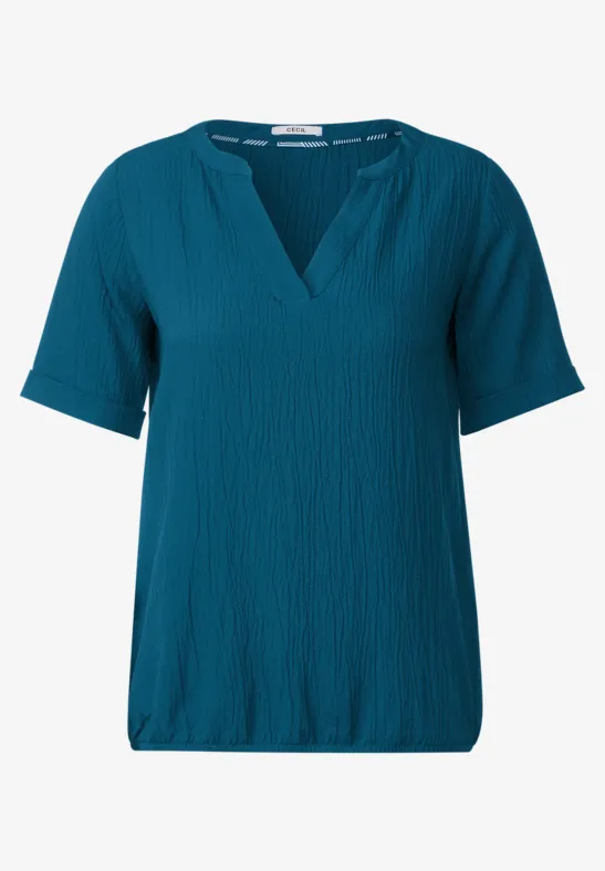 Struktur Shirt teal blue