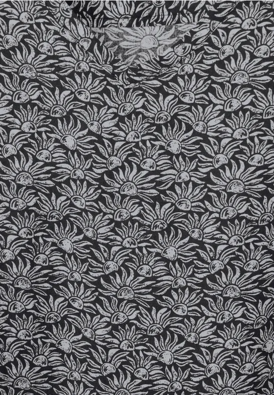 Minimalprint Bluse carbon grey