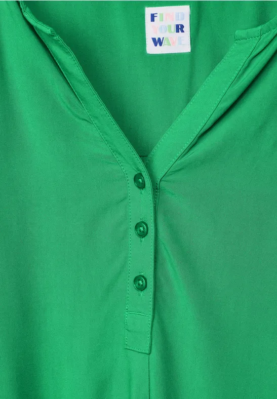 Tuniekshirt in effen kleur fresh green