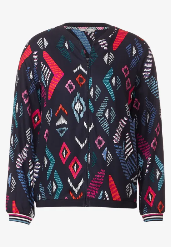 Multicolor Blusenjacke night sky blue
