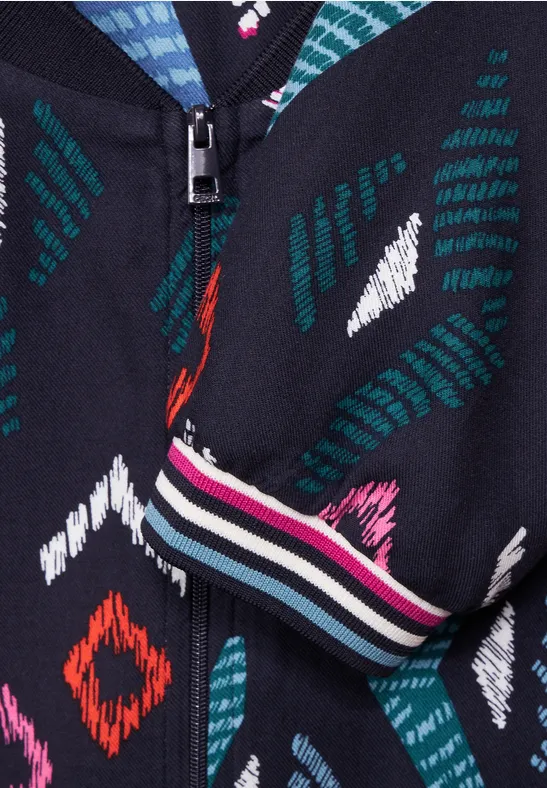 Multicolor Blusenjacke night sky blue