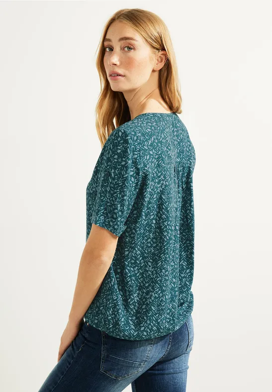 Multicolor Printshirt deep lake green