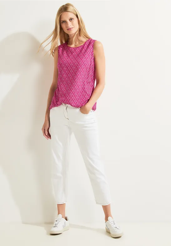 Minimalprint Top cool pink