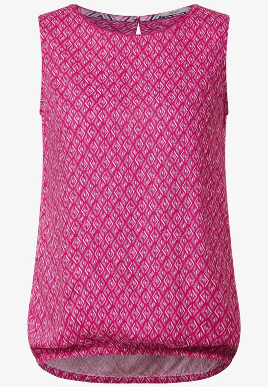 Minimalprint Top cool pink