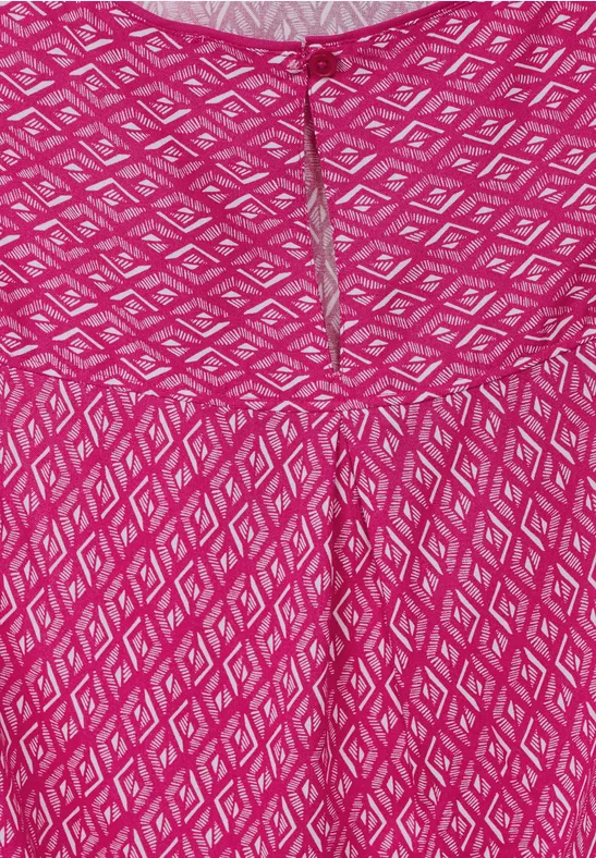 Minimalprint Top cool pink