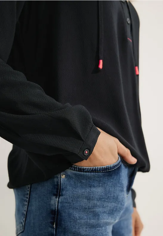 Bluse in Tunikastyle Black