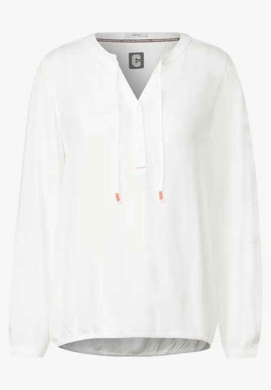 Bluse in Tunikastyle vanilla white