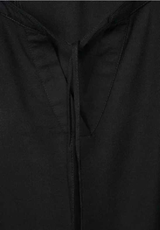 Viscose tuniekblouse Black