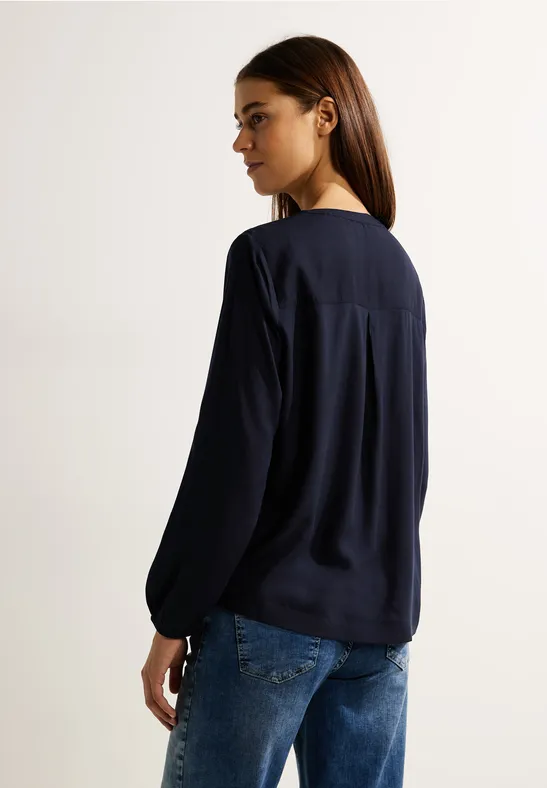 Viscose tuniekblouse night sky blue