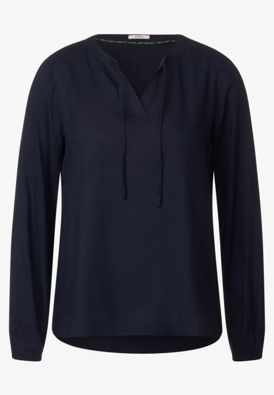 Viscose tuniekblouse night sky blue