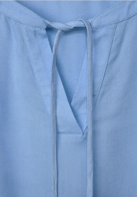 Chemisier tunique en viscose real blue