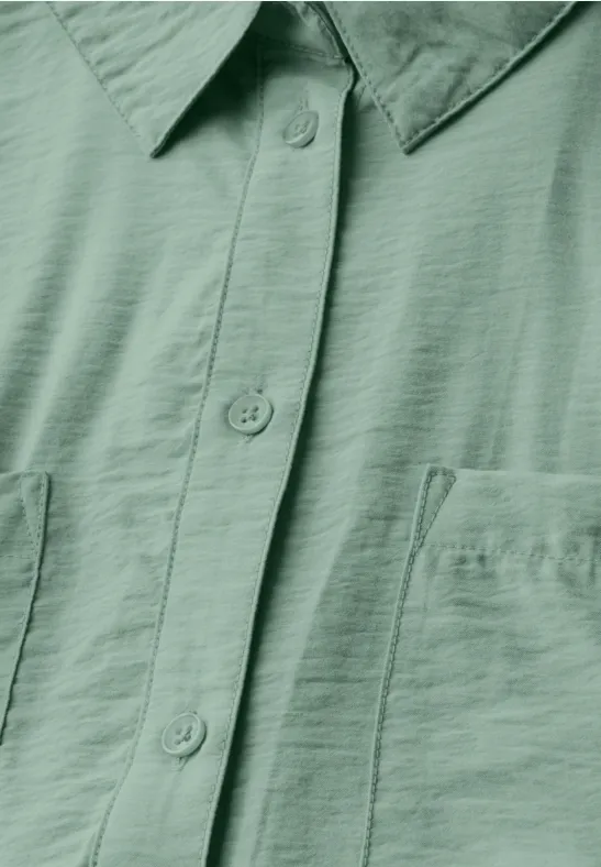 Chemisier à chemise matcha green