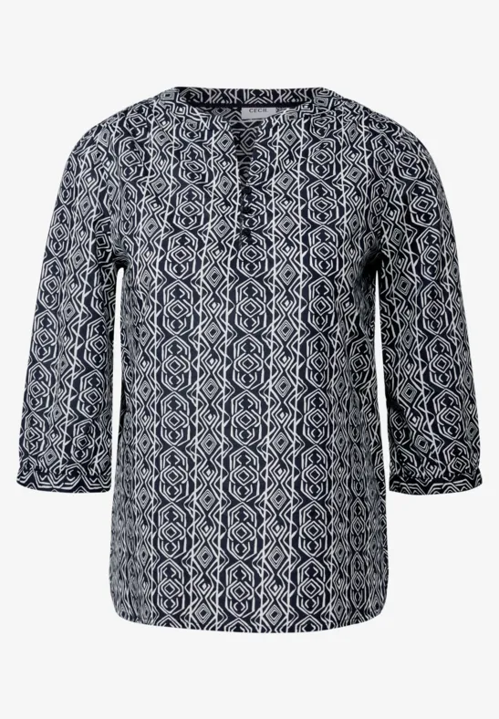 Tuniek met patroon universal blue
