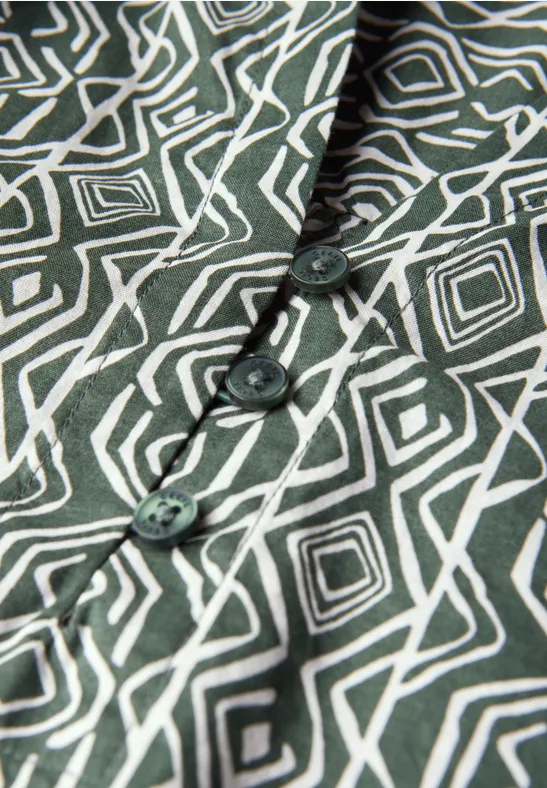 Tuniek met patroon balmy khaki