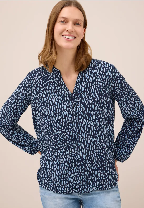 Gemusterte Tunika urban dark blue
