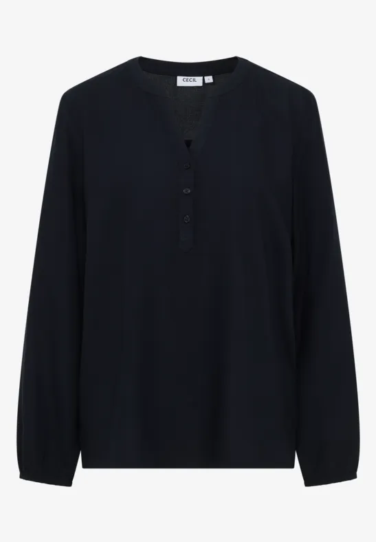 Tunika in Unifarbe urban dark blue