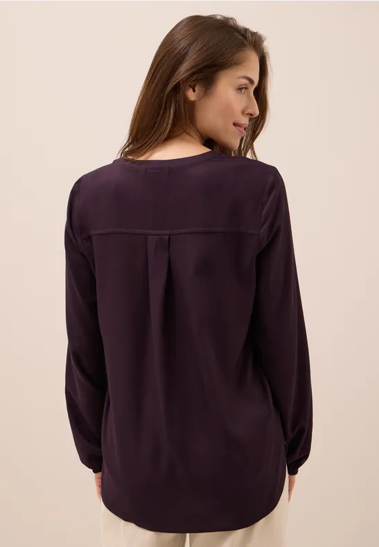 Tunique en couleur unie eggplant red