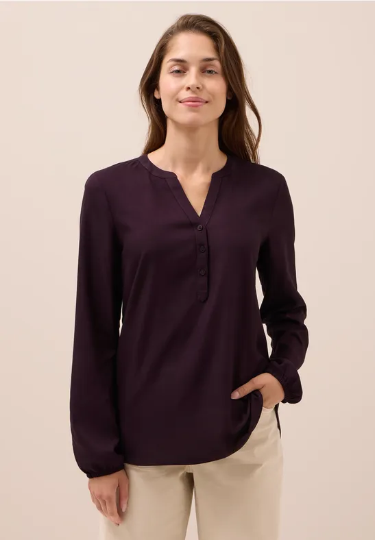 Tunique en couleur unie eggplant red