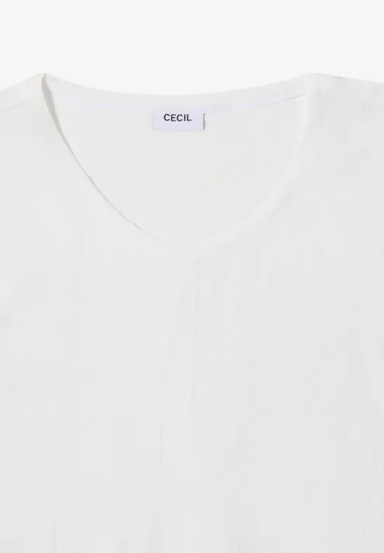 Bluse mit Tunnelzug White