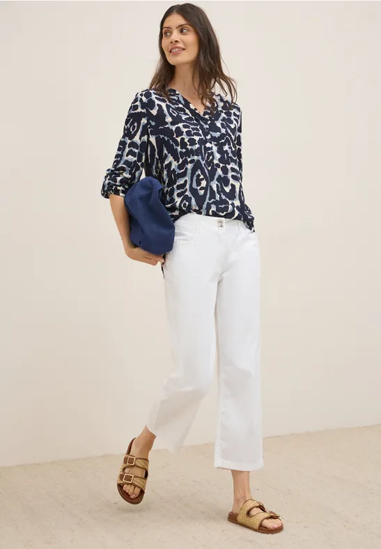Gemusterte Tunika urban dark blue