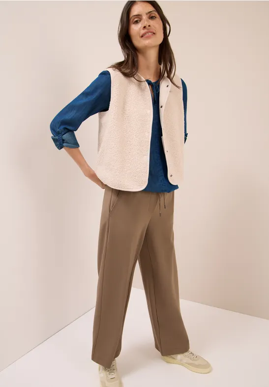 Lyocell Bluse mid blue wash