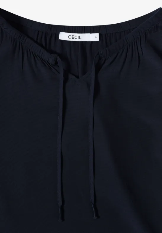 Crepe blouse urban dark blue