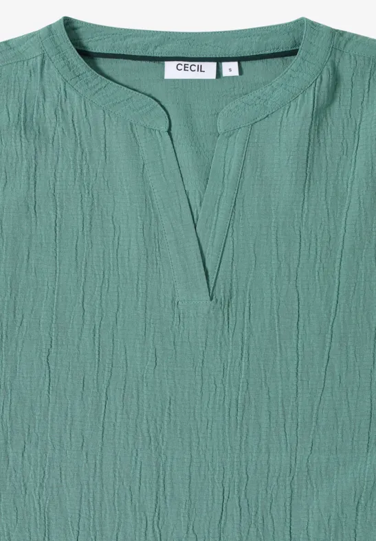 Blusenshirt mit Struktur jewel green
