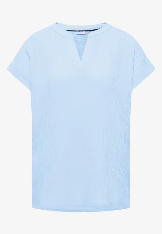 Blusenshirt mit Struktur light sky blue