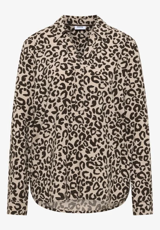 Gedessineerde blouse null