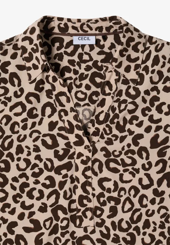 Gedessineerde blouse null