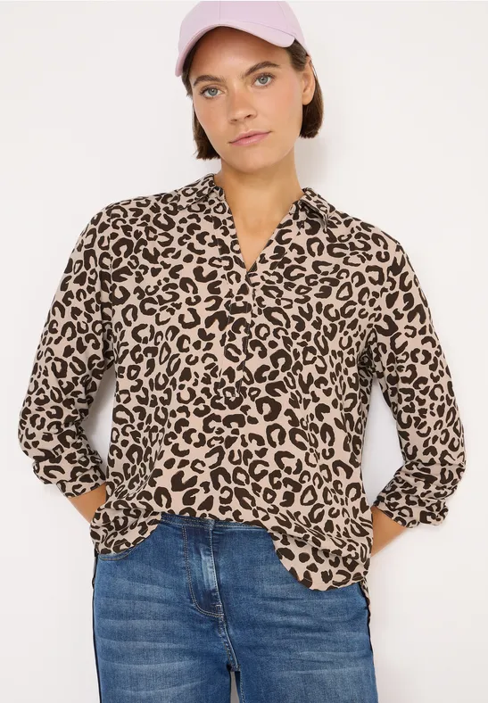 Gedessineerde blouse null