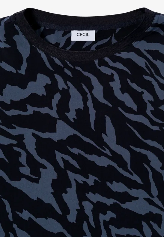 Bluse mit Tunnelzug urban dark blue