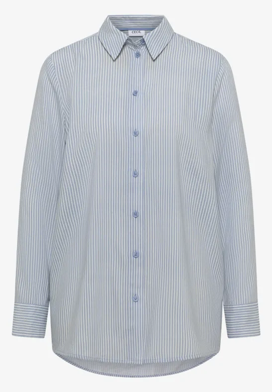 Gestreifte Longblouse blouse blue