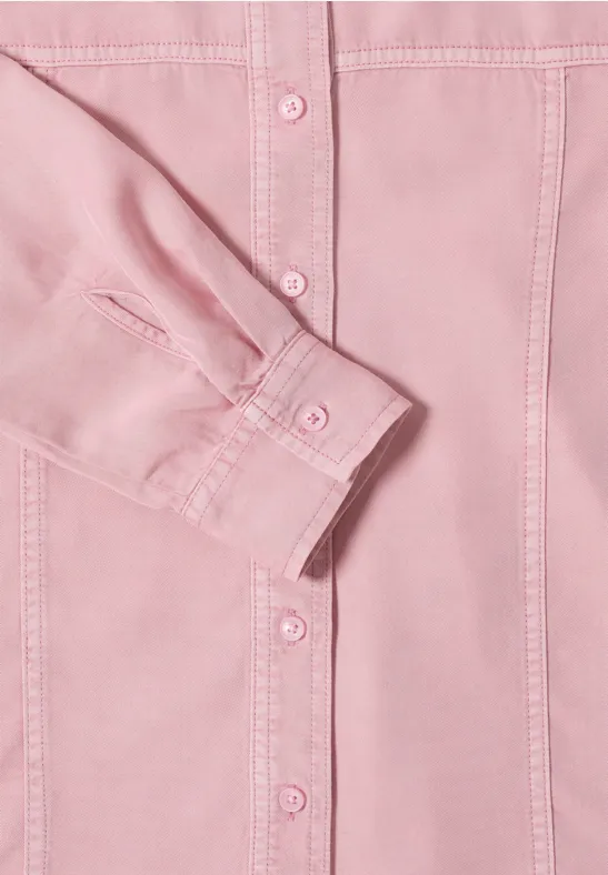 Colored Lyocell Hemdbluse blossom corduroy
