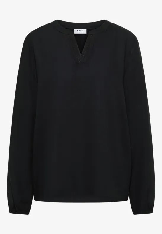 Tunique en couleur unie Black