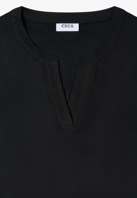 Tunique en couleur unie Black