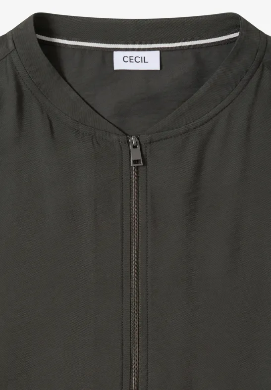 Blouson in Unifarbe raw khaki